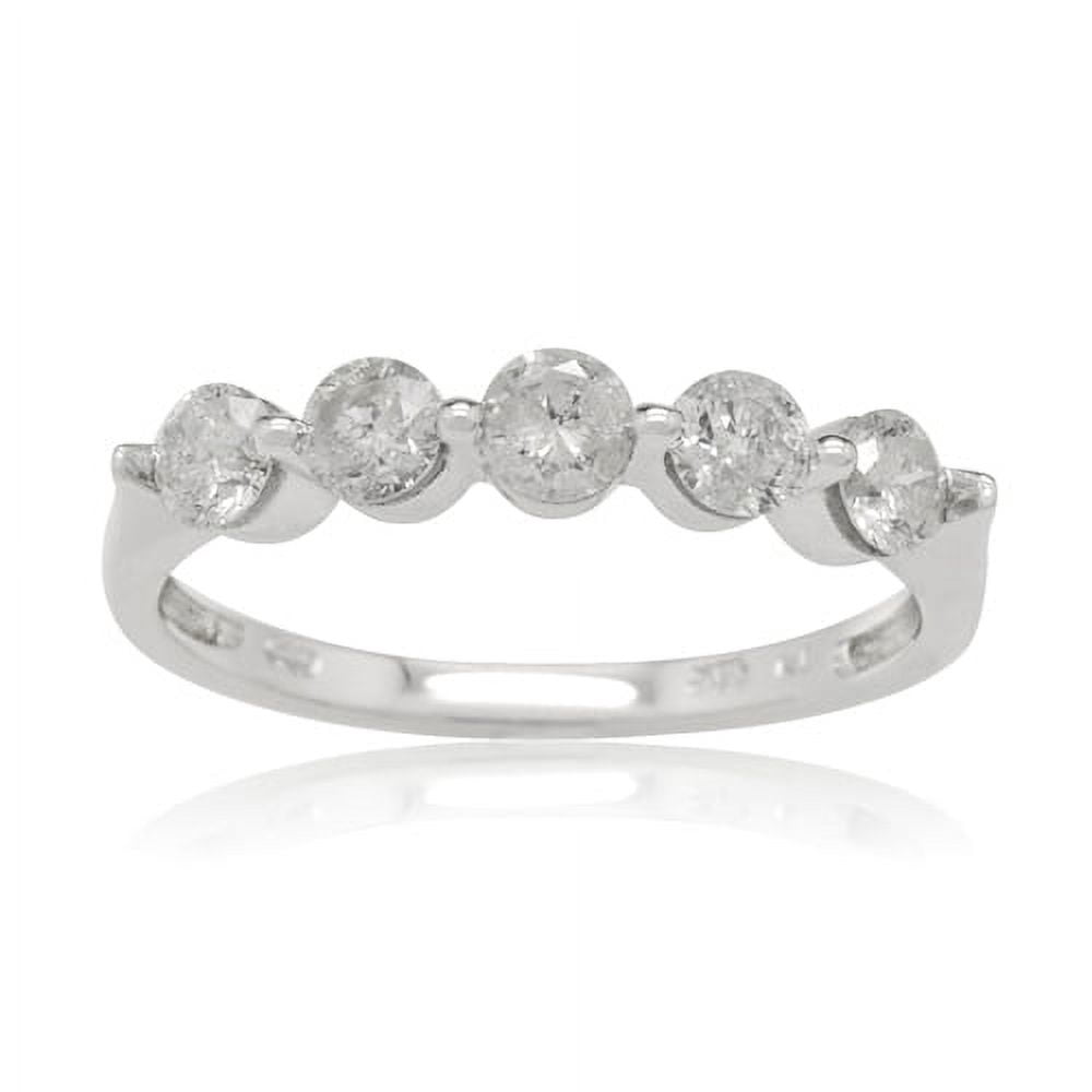 10K White Gold 0.50 CTTW Diamond Band