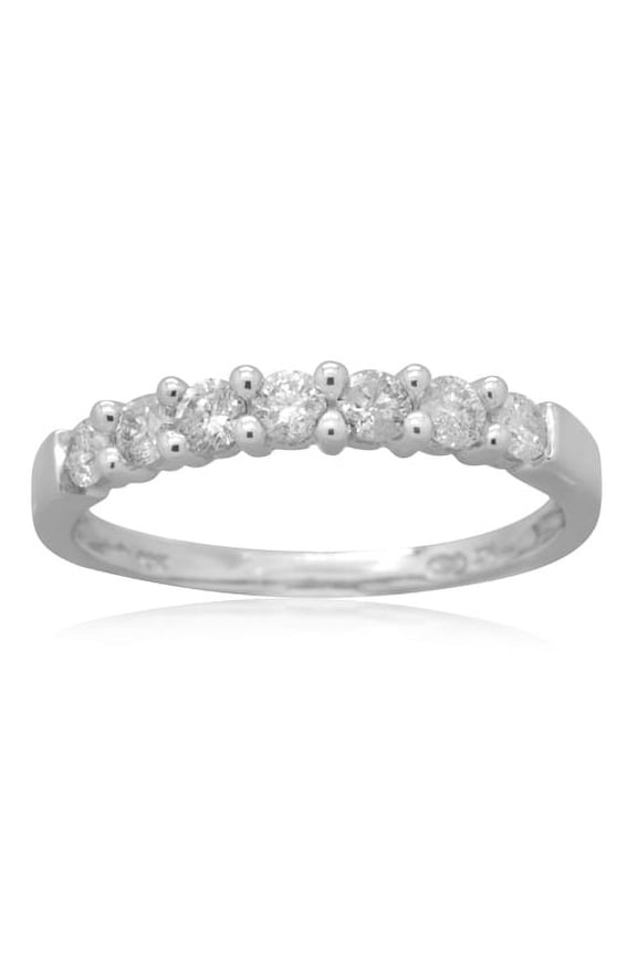 10K White Gold 0.50 CTTW Diamond Band