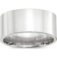 thumbnail image 1 of 10K White Gold 10Kw 10mm Standard Flat Comfort Fit Band Size 6 Made In United States 1wflc100-6, 1 of 5
