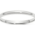 thumbnail image 1 of 10K White Gold 10Kw 2mm Ltw Comfort Fit Band Size 7.5 Made In United States 1wcfl020-7.5, 1 of 5