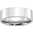 thumbnail image 1 of 10K White Gold 10Kw 7mm Standard Flat Comfort Fit Band Size 5.5 Made In United States 1wflc070-5.5, 1 of 5
