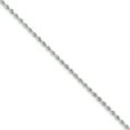 thumbnail image 1 of 10K White Gold 3.35mm Diamond Cut Quadruple Rope Chain Bracelet 7 Inch, 1 of 5