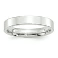 thumbnail image 1 of 10K White Gold 4mm Standard Flat Comfort Fit Band Ring Size 13, 1 of 7