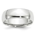 thumbnail image 1 of 10K White Gold 7 mm LTW Comfort Fit Band, Size 11.5, 1 of 1
