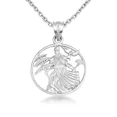 thumbnail image 1 of 10K White Gold Afro-Brazilian Deity Oxalá Orisha (16 Inches), 1 of 3
