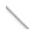 thumbnail image 1 of 10K White Gold Box Chain Styles Necklace .7 mm 20 inch 0.7, 1 of 4