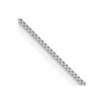 thumbnail image 1 of 10K White Gold Box Chain Styles Necklace .7 mm 24 inch 0.7, 1 of 4