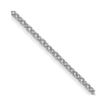 thumbnail image 1 of 10K White Gold Cable Chain Styles Necklace WG 1 mm Round Open Link 18 inch, 1 of 4