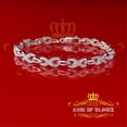 thumbnail image 1 of 10K White Gold Finish with CT Real Diamond Silver Ladies Bracelet, 1 of 1