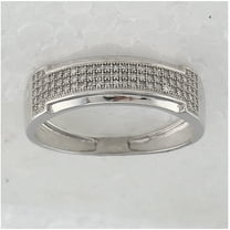 10K White Gold His Hers Round Diamond Heart Matching Wedding Set 1/2 Cttw, Womens Size: 5-10, Mens Size: 7-13