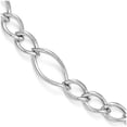 thumbnail image 1 of 10K White Gold bracelet Links Link, 7.5 in Polished Link, 1 of 3