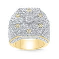thumbnail image 1 of 10K YELLOW GOLD 5.50 CARAT MENS REAL DIAMOND ENGAGEMENT WEDDING PINKY RING BAND, 1 of 3