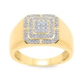 thumbnail image 1 of 10K YELLOW GOLD .50 CARAT MENS REAL DIAMOND ENGAGEMENT WEDDING PINKY RING BAND, 1 of 1