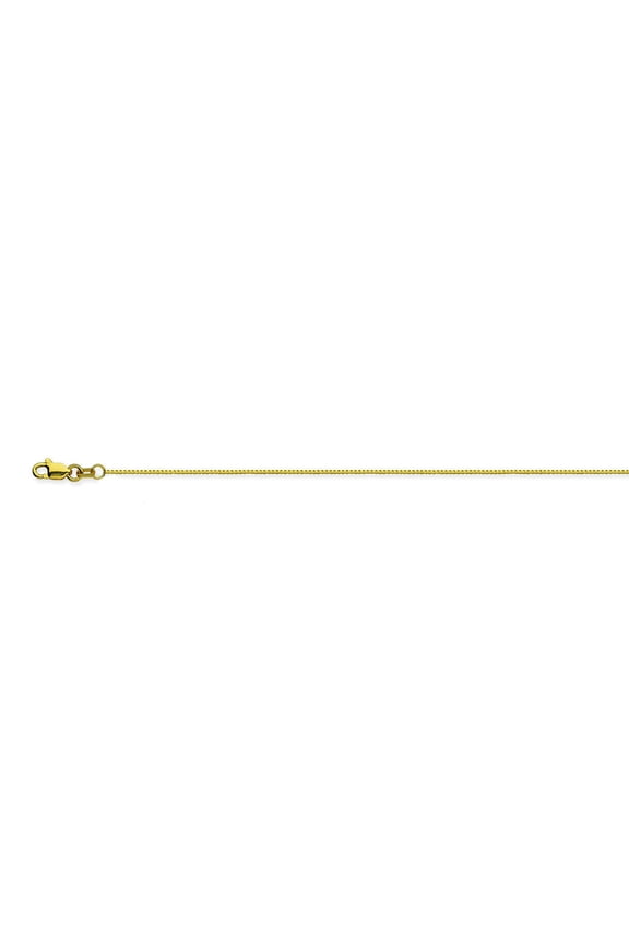 10K Yellow Gold 0.73 Box Chain in 16 inch, 18 inch, 20 inch, 22 inch, & 24 inch