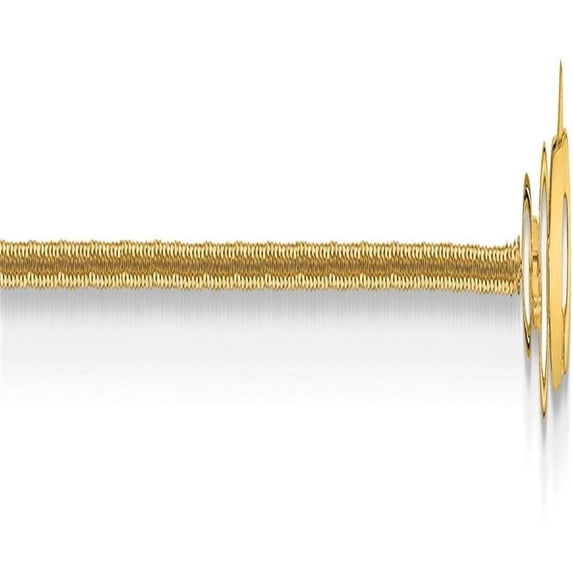 10K Yellow Gold 0.8 mm Diamond-Cut Cable with Lobster 24 in. Clasp Chain