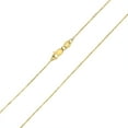 thumbnail image 1 of 10K Yellow Gold 0.8MM Shiny Cable Chain with Lobster Clasp - 18 Inch, 1 of 6