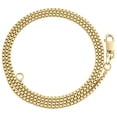thumbnail image 1 of 10K Yellow Gold 1.10mm Solid Square Italian Box Chain Womens Necklace 18 Inch, 1 of 7