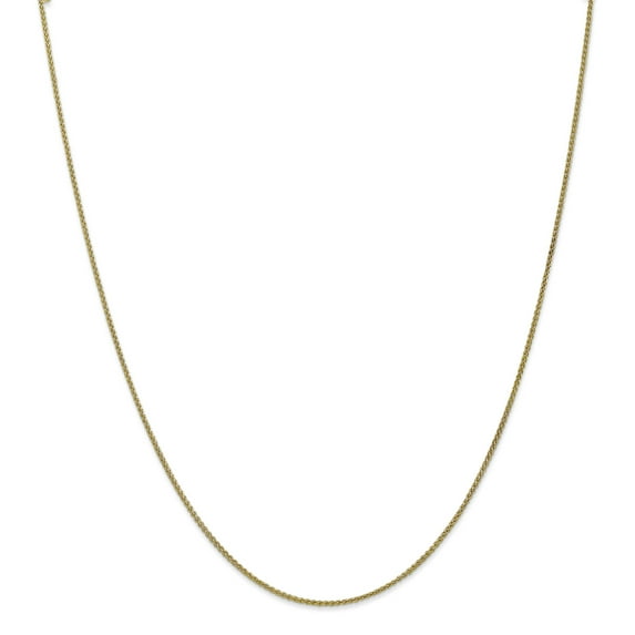 10K Yellow Gold 1.25mm Spiga Chain 24 Inch
