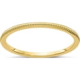 thumbnail image 1 of 10K Yellow Gold 1.2mm Bead Stackable Band (Size 5) Made In United States 1stk18-120y-5, 1 of 5