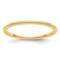 thumbnail image 1 of 10K Yellow Gold 1.2mm Milgrain Stackable Band Size 7.5, 1 of 6