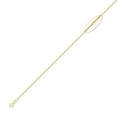 thumbnail image 1 of 10K Yellow Gold 1.2mm Singapore Bar Necklace Spring Clasp (16 Inches), 1 of 2
