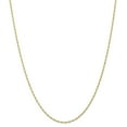thumbnail image 1 of 10K Yellow Gold 1.55mm Carded Cable Rope Chain 18 Inch, 1 of 6