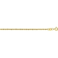 thumbnail image 1 of 10K Yellow Gold 1.5mm Diamond Cut Lite Rope Chain with Lobster Lock, 1 of 4
