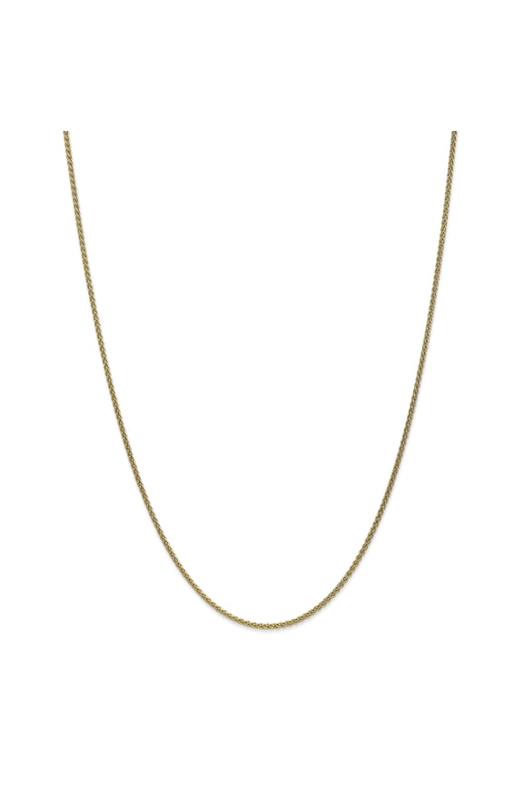 10K Yellow Gold 1.65mm Solid Polished Spiga Chain 18 Inch
