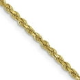 thumbnail image 1 of 10K Yellow Gold 1.75 mm Diamond-Cut 24 in. Rope Chain, 1 of 1