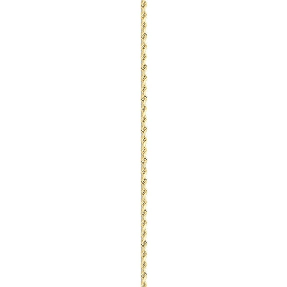10K Yellow Gold 1.75mm Diamond-Cut Rope Chain (8 X 1.75) Made In Peru 10k014-8