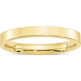 thumbnail image 1 of 10K Yellow Gold 10Ky 3mm Standard Flat Comfort Fit Band Size 7 Made In United States 1flc030-7, 1 of 5