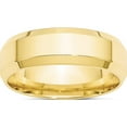 thumbnail image 1 of 10K Yellow Gold 10Ky 7mm Bevel Edge Comfort Fit Band Size 10.5 Made In United States 1bec070-10.5, 1 of 5