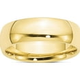 thumbnail image 1 of 10K Yellow Gold 10Ky 7mm Standard Comfort Fit Band Size 4 Made In United States 1cf070-4, 1 of 5