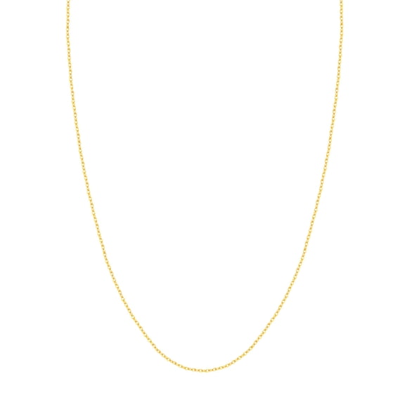 10K Yellow Gold 16" 1.20mm Replacement Rope Chain Necklace w/ 5.5mm Spring Ring - Women