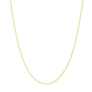 JEWELRY ADDICT 10K Yellow Gold 18" 0.80mm Replacement Rope Chain Necklace w/ 5.5mm Spring Ring - Women