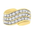 thumbnail image 1 of 10K Yellow Gold 1ct TDW Diamond Modern Band Ring (H-I,I2-I3), 1 of 8