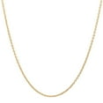 thumbnail image 1 of 10K Yellow Gold 2.0MM Round Rolo Link Chain Necklace, 1 of 8