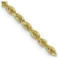 thumbnail image 1 of 10K Yellow Gold 2.25 mm Diamond-Cut Quadruple 18 in. Rope Chain, 1 of 1