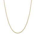 thumbnail image 1 of 10K Yellow Gold 2.25mm Diamond Cut Quadruple Rope Chain Anklet 10 Inch, 1 of 6