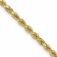 thumbnail image 1 of 10K Yellow Gold 2.25mm Diamond-Cut Rope Chain (30 X 2.25) Made In Peru 10k018-30, 1 of 5