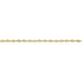 thumbnail image 1 of 10K Yellow Gold 2.55mm Diamond Cut Extra-Lite Rope Chain, 1 of 5