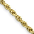 thumbnail image 1 of 10K Yellow Gold 2.75 mm Diamond-Cut Quadruple 22 in. Rope Chain, 1 of 1