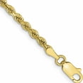thumbnail image 1 of 10K Yellow Gold 2.75mm Diamond-Cut Rope Chain (9 X 2.75) Made In Peru 10k021-9, 1 of 4
