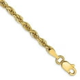 thumbnail image 1 of 10K Yellow Gold 2.8 mm Semi-Solid Rope Chain 8 in. Bracelet, 1 of 1