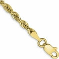 thumbnail image 1 of 10K Yellow Gold 2.8mm Semi-Solid Rope Chain (7 X 2.8) Made In Peru 10bc134-7, 1 of 4