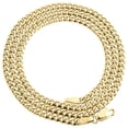 thumbnail image 1 of 10K Yellow Gold 2.90mm Super Solid Miami Cuban Link Chain Necklace 16 Inches, 1 of 7