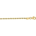 thumbnail image 1 of 10K Yellow Gold 2mm Solid Diamond Cut Royal Rope Chain with Lobster Lock, 1 of 4