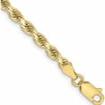thumbnail image 1 of 10K Yellow Gold 3.25mm Diamond-Cut Rope Chain (9 X 3.25) Made In Peru 10k024-9, 1 of 4