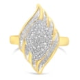 thumbnail image 1 of 10K Yellow Gold 3/4ct. TDW Diamond Cocktail Ring (I-J, I2-I3), 1 of 7