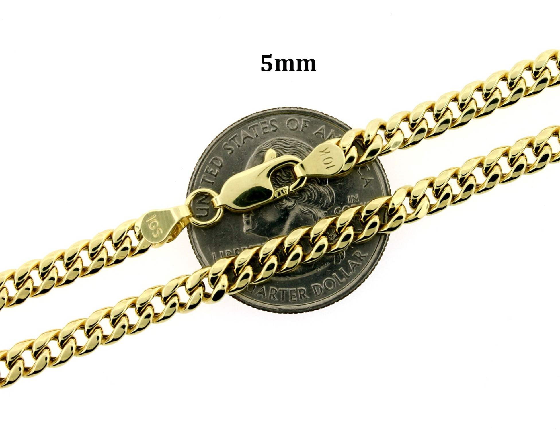 アクセサリー 10K yellow gold Miami cuban link chain 3 10k Yellow Gold Solid Cuban Link Chain 8.5 mm – Avianne Jewelers